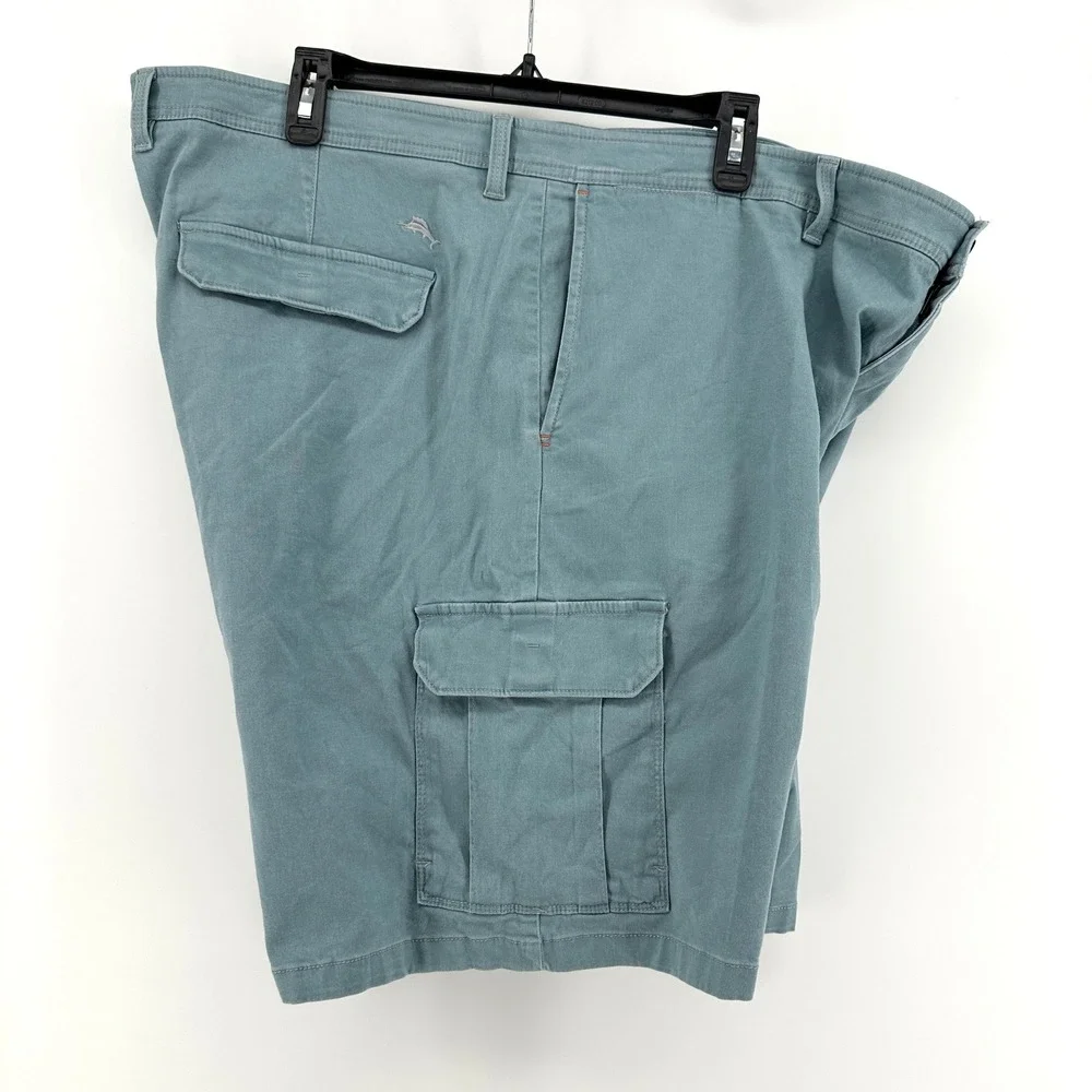 Tommy Bahama Cabo Coast Cargo Shorts Mens 44 Blue Alpine Regular Fit NWT $118